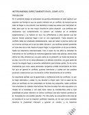 Interviniendo directamente en el conflicto