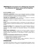 PRACTICA #1 Conocimiento de la Bibliografía disponible en la Biblioteca del Cusur, acerca de los Proyectos Pecuarios