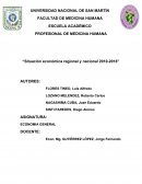 Situación económica regional y nacional 2010-2018