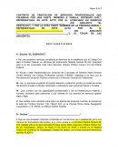 Contrato Prestación de Servicios Profesionales Recuperación de Cartera