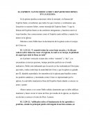 EL ESPIRITU SANTO EDIFICANDO Y REPARTIENDO DONES EN LA IGLESIA