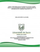 DISEÑO DE IMPLEMENTACION DE UN MODELO DE CONTROL INTERNO PARA EL FLUJO DE INFORMACION CONTABLE Y FINANCIERO ENTRE LAS DEPENDENCIAS DE LA EMPRESA FINANCIARTE S.A.S.