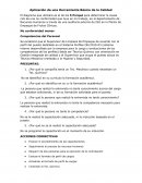 Tarea Unidad IV: Aplicación de una Herramienta Básica de la Calidad