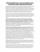 BREVE RESUMEN DE EL TEXTO DE SANDRA CARLI: LA INFANCIA COMO CONSTRUCCIÓN SOCIAL