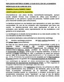 REFLEXION HISTORICA SOBRE LO QUE ES EL DIA DE LA BANDERA