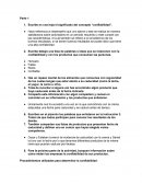 Plan de trabajo “confiabilidad”