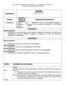 PLANEACIÓN DE UNA CLASE MUESTRA DE SEGUNDO GRADO