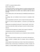 LA META, Un proceso de mejora continua