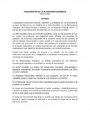 FUNDAMENTOS DE LA PLANEACIÓN ECONÓMICA