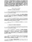 CONTRATO DE SERVIDUMBRE DE DESAGÜE