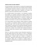 GENERALIDADES DEL MEDIO AMBIENTE