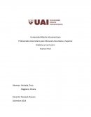 Didáctica y Currículum Examen final