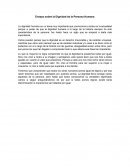Ensayo sobre la Dignidad de la Persona Humana