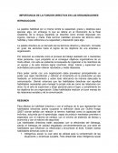 IMPORTANCIA DE LA FUNCION DIRECTIVA EN LAS ORGANIZACIONES