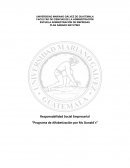 Responsabilidad Social Empresarial “Programa de Alfabetización por Mc Donald´s”