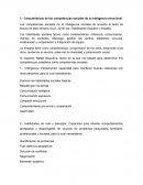 Características y competencias de la inteligencia emocional