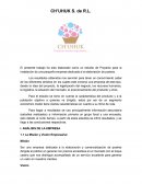 Comportamiento organizacional CH’UHUK S. de R.L