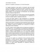 Aporte de Lev Vygotsky a la educación y a la Teoría Sociocultural