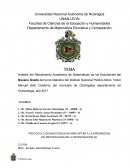 Análisis del Rendimiento Académico de Matemáticas