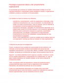 Psicología ocupacional clásica y del comportamiento organizacional