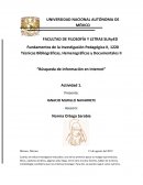 Actividad 1, Unidad 1 “Búsqueda de información en Internet”