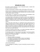 Neurociencias. RESUMEN DEL VIDEO