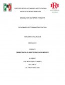 ENSAYO DEMOCRACIA O ARISTOCRACIA EN MEXICO