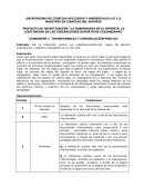 PROYECTO DE INVESTIGACIÓN “LA GOBERNANZA EN EL DEPORTE: LA LEGITIMIDAD EN LAS FEDERACIONES DEPORTIVAS COLOMBIANAS