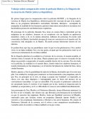 Trabajo sobre comparación entre la película Matrix y la Alegoría de la caverna de Platón (obra La República)