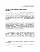 CANCELACION DE ALIMENTOS