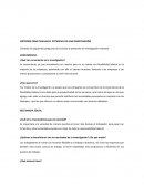 CRITERIOS PARA EVALUAR EL POTENCIAL DE UNA INVESTIGACIÓN