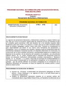 PROGRAMA NACIONAL DE FORMACIÓN (PNF) EN EDUCACIÓN INICIAL PARA BACHILLERES