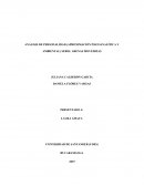 ANÁLISIS DE PERSONALIDAD (APROXIMACIÓN PSICOANALÍTICA Y AMBIENTAL) SERIE: ARENAS MOVEDIZAS