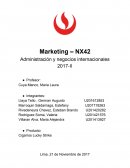 Marketing – NX42 Administración y negocios internacionales