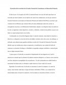 Narración del recorrido de la Escuela Normal de Licenciatura en Educación Primaria