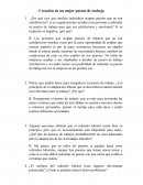 Creación de un mejor puesto de trabajo