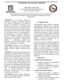 Informe de tensión probeta. Página 1
