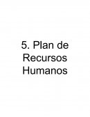 PLAN RECURSOS HUMANOS