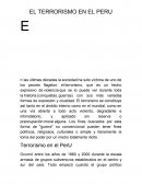EL TERRORISMO EN EL PERU