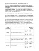 SECCIÓN 3 – MANTENIMIENTO Y ALMACENADO DEL MOTOR