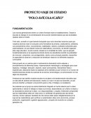 PROYECTO VIAJE DE ESTUDIO “POLO AVÍCOLA-ICAÑO”