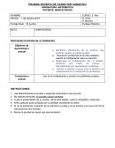 Descripción Curricular de la Evaluación