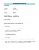 INFORME DE ORIENTACIÓN VOCACIONAL