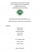 Razones Financieras y Ciclo de Conversión del Efectivo