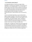 Las energías renovables