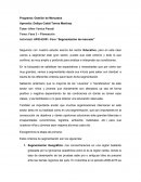 Foro “Segmentación de mercado”