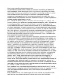 Experiencias de que Estuviste perfectamente bien