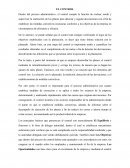 CONTROL COMO PARTE DEL PROCESO ADMINISTRATIVO