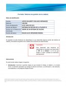 DISEÑO DE UN SISTEMA DE CALIDAD