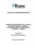 CAMBIOS CONSIDERABLES DE LA NUEVA REFORMA PROCESAL LABORAL: ENFOCADOS DESDE LA PERSPECTIVA PATRONAL Y OBRERA.